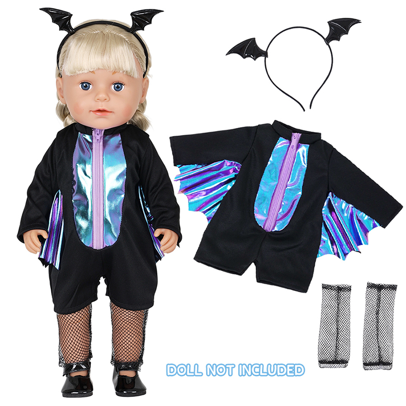 Baby Clothing Items - مجموعة ملابس للدمى مقاس 16-18 بوصة،