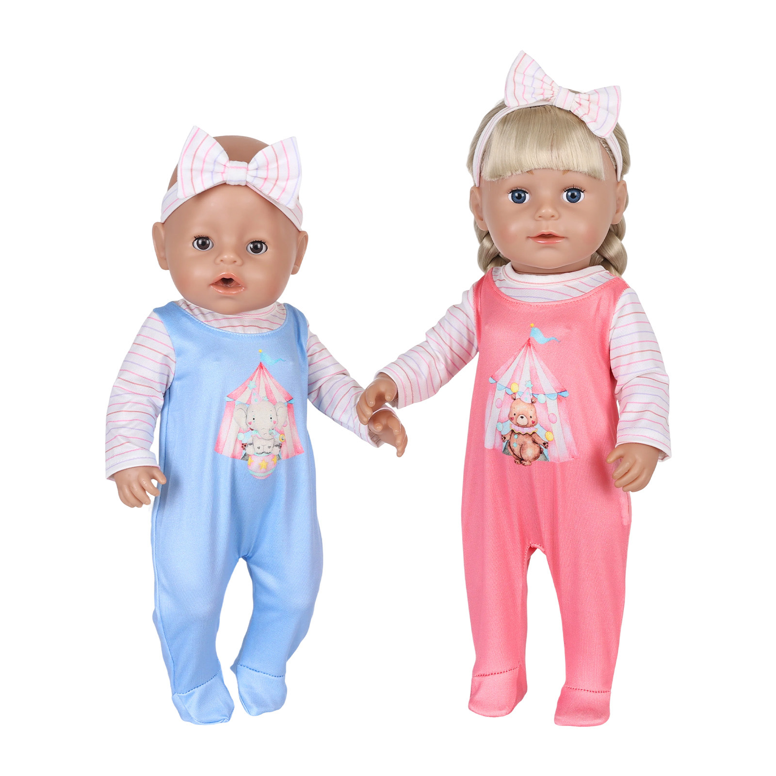 Baby Clothing Items - ملابس دمى للأطفال بحجم 16-18 بوصة