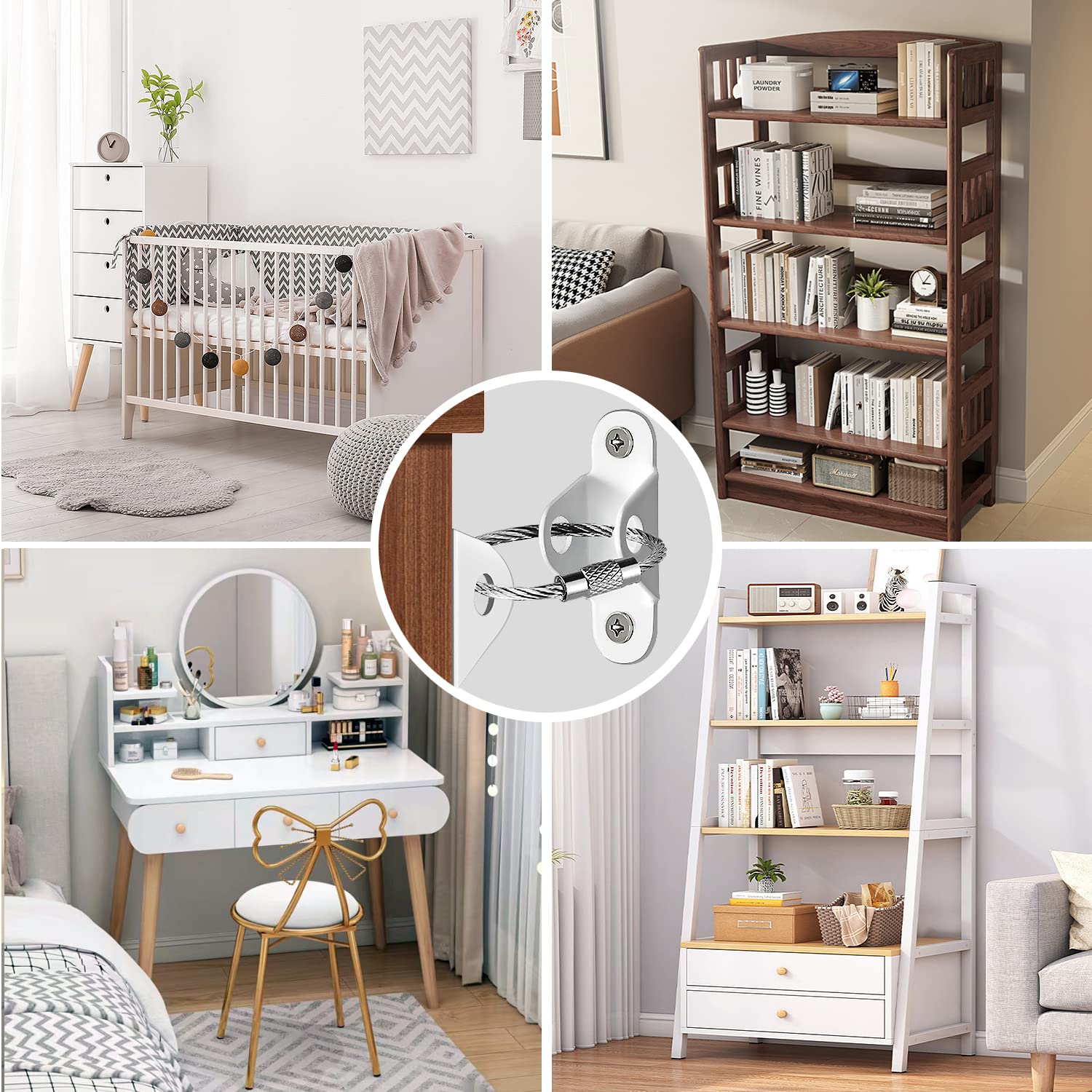 Baby Clothing Cupboard - مثبت أثاث مضاد لانقلاب الأطفال، حزام