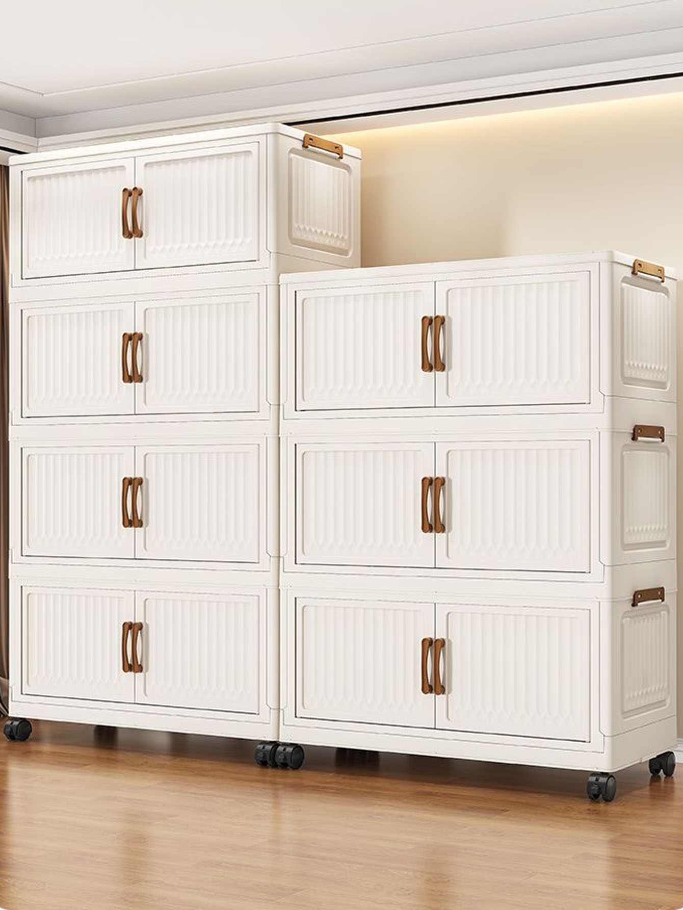 Baby Clothing Cupboard - خزانة ملابس بلاستيكية متعددة الطبقات قابلة