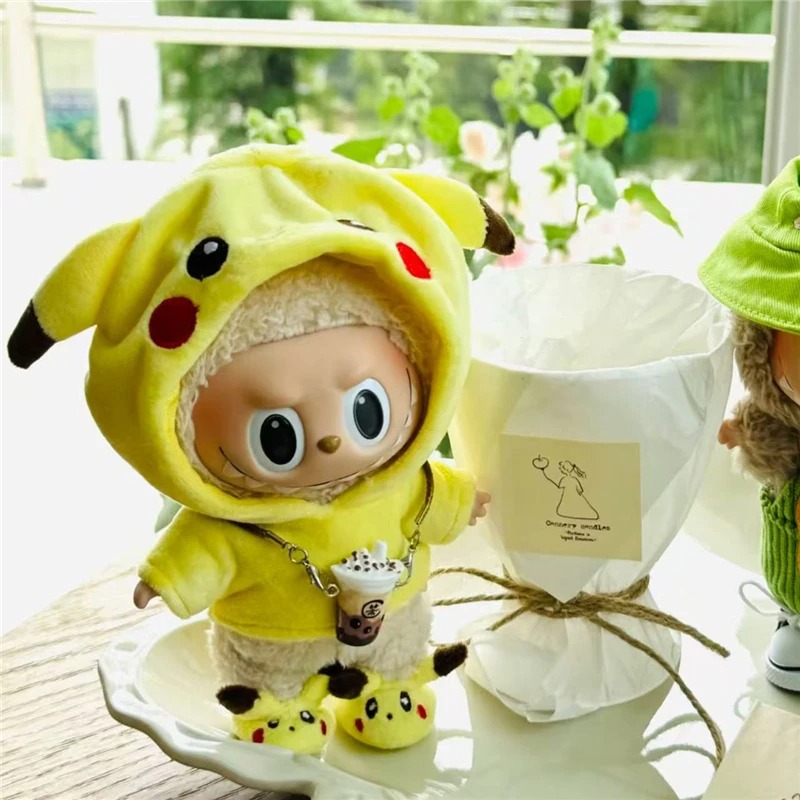 15 17 سنتيمتر ل Labubu دمية ال - مراجعة Baby Clothing Items وسعره
