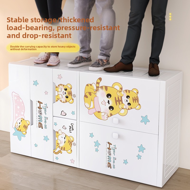 خزانة تخزين بلاستيكية مُسمكة ب - مراجعة Baby Clothing Cupboard وسعره