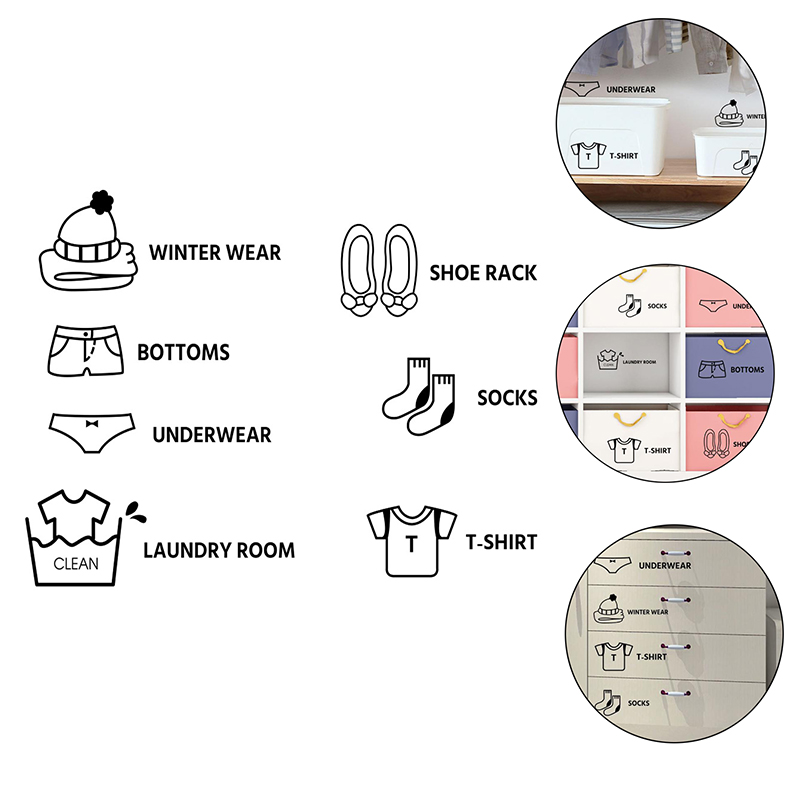 ملصقات ملابس أطفال من البولي ف - مراجعة Baby Clothing Cupboard وسعره